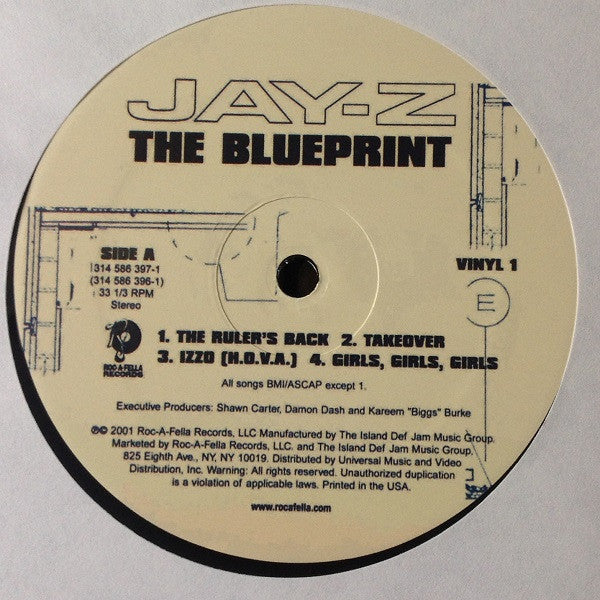 Jay-Z : The Blueprint (2xLP, Album, Uni)