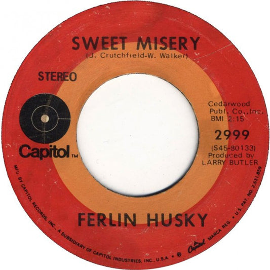 Ferlin Husky : Sweet Misery / Because You're Mine (7")