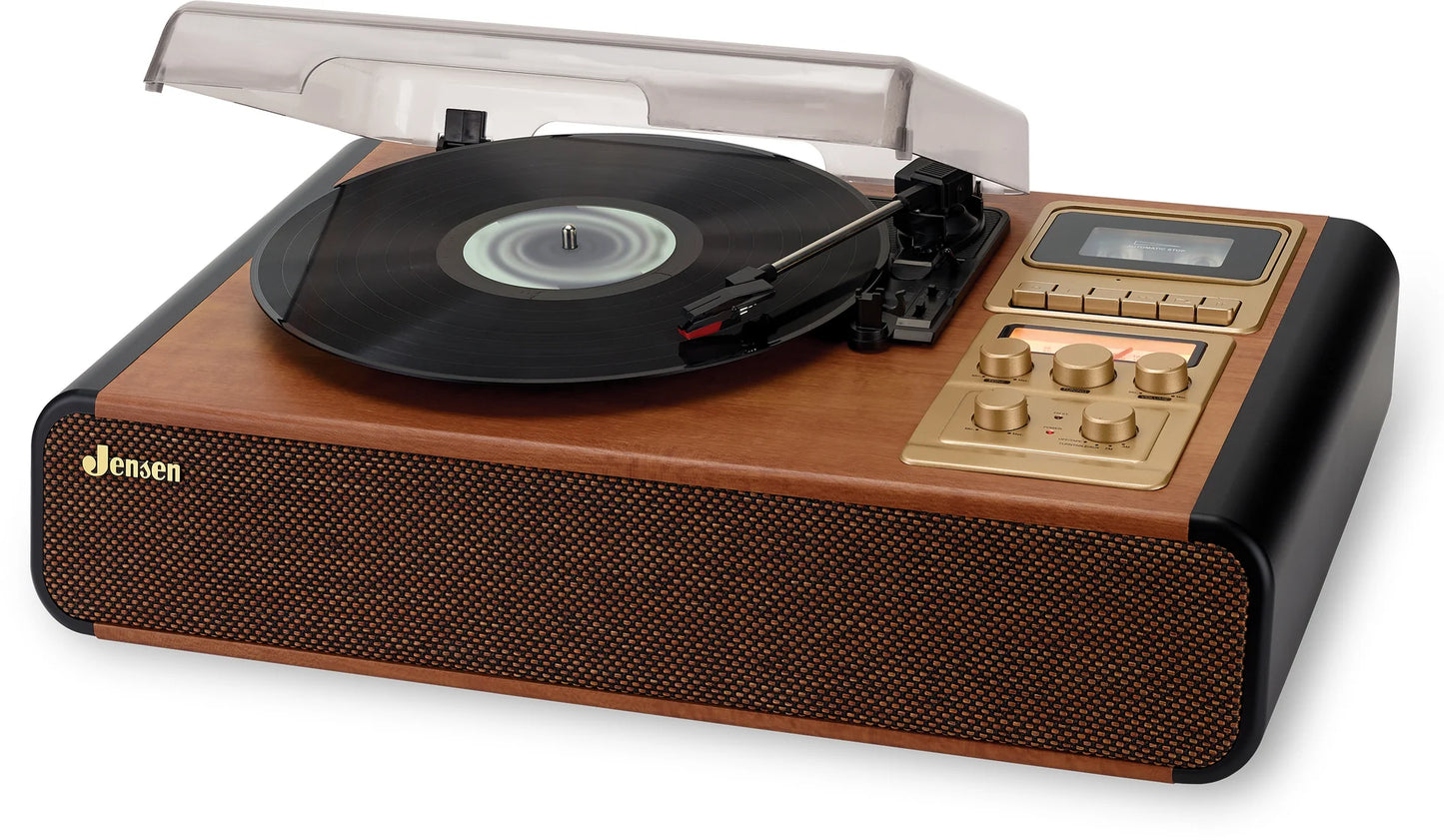 Jensen JTA-385 Retro Turntable/Cassette\Radio Entertainment Center