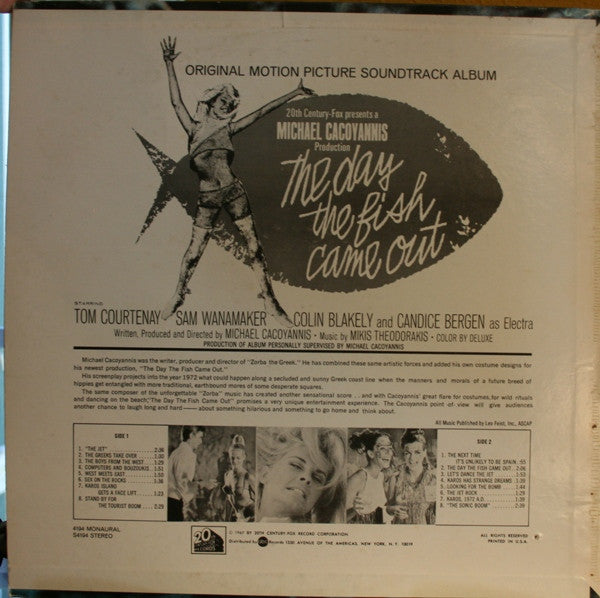 Mikis Theodorakis : The Day The Fish Came Out (LP, Album)