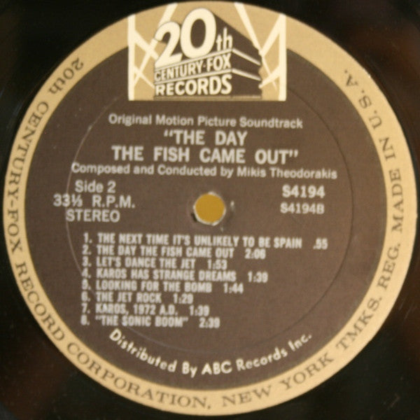 Mikis Theodorakis : The Day The Fish Came Out (LP, Album)