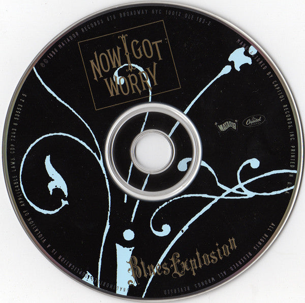 The Jon Spencer Blues Explosion : Now I Got Worry (CD, Album, Dig)