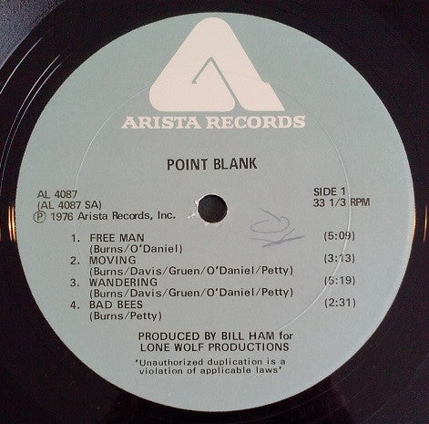 Point Blank (9) : Point Blank (LP, Album, Pla)