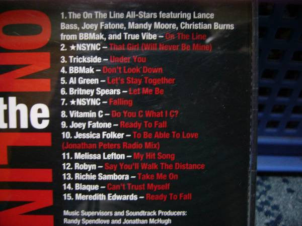 Various : On The Line: Original Motion Picture Soundtrack (CD, Album, Comp)