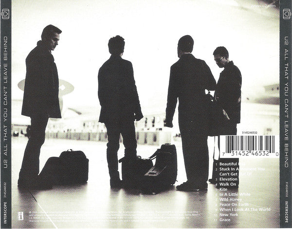U2 : All That You Can't Leave Behind (CD, Album, Mad)