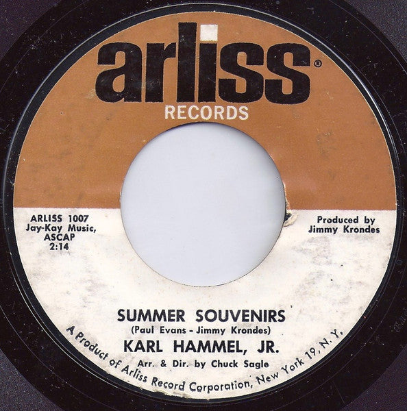 Karl Hammel Jr. : Summer Souvenirs (7", Single, Styrene)