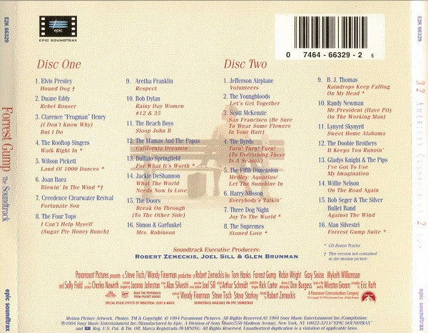 Various : Forrest Gump (The Soundtrack) (2xCD, Comp)