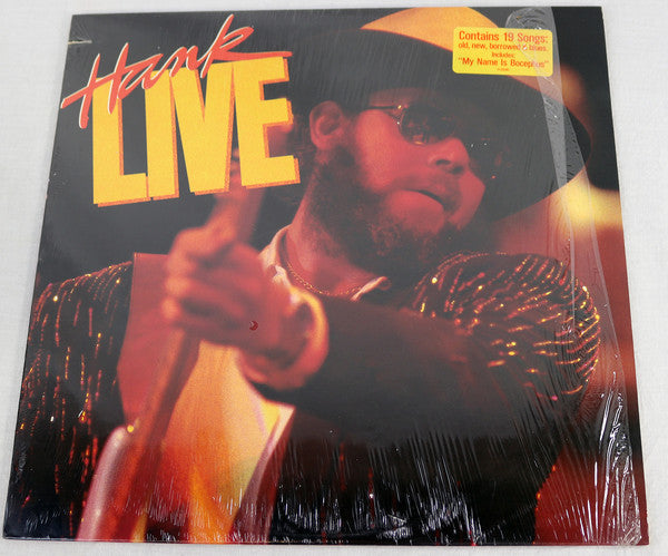 Hank Williams Jr. : Hank "Live" (LP, Album, Spe)