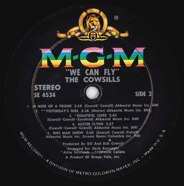 The Cowsills : We Can Fly (LP, Album, Wad)