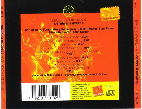 Reggie Workman : Cerebral Caverns (CD, Album)