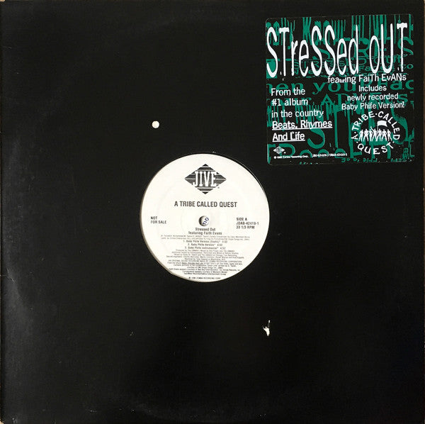 A Tribe Called Quest featuring Faith Evans : Stressed Out (12", Promo)