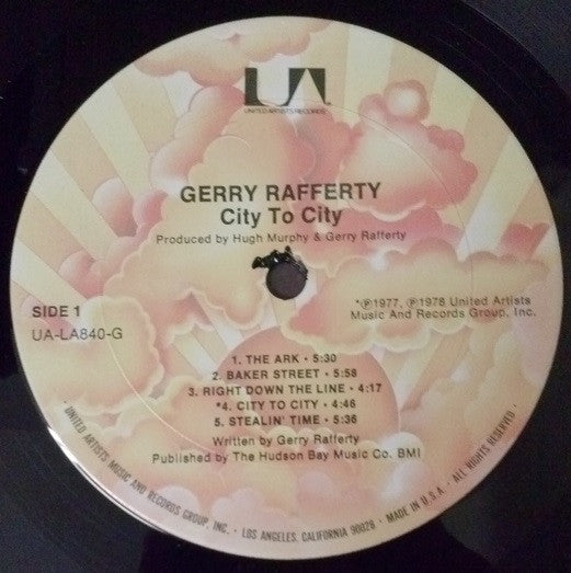 Gerry Rafferty : City To City (LP, Album, Ter)