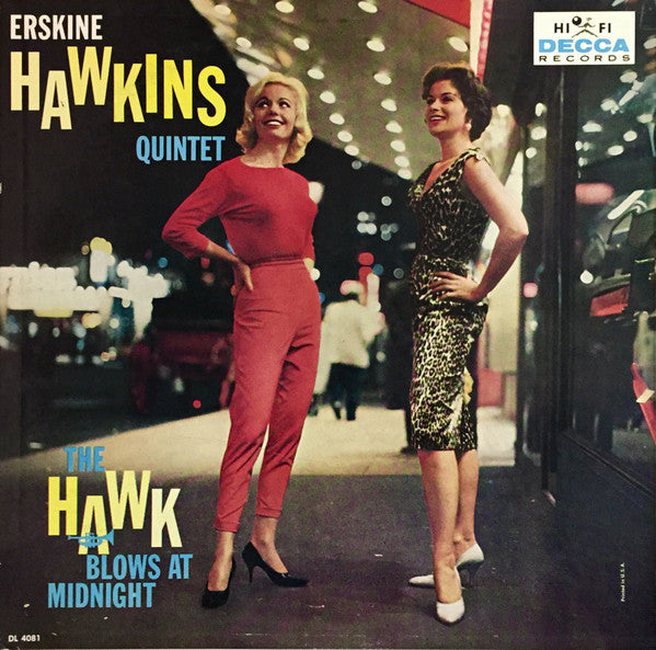 Erskine Hawkins Quintet : The Hawk Blows At Midnight (LP, Mono, Promo, Pin)