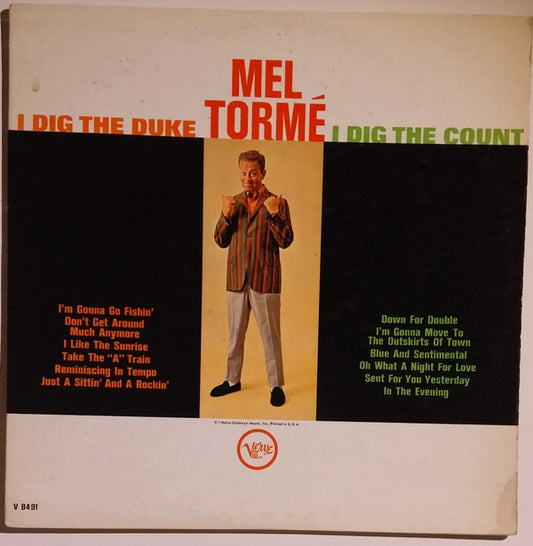 Mel Tormé : I Dig The Duke - I Dig The Count (LP, Album)