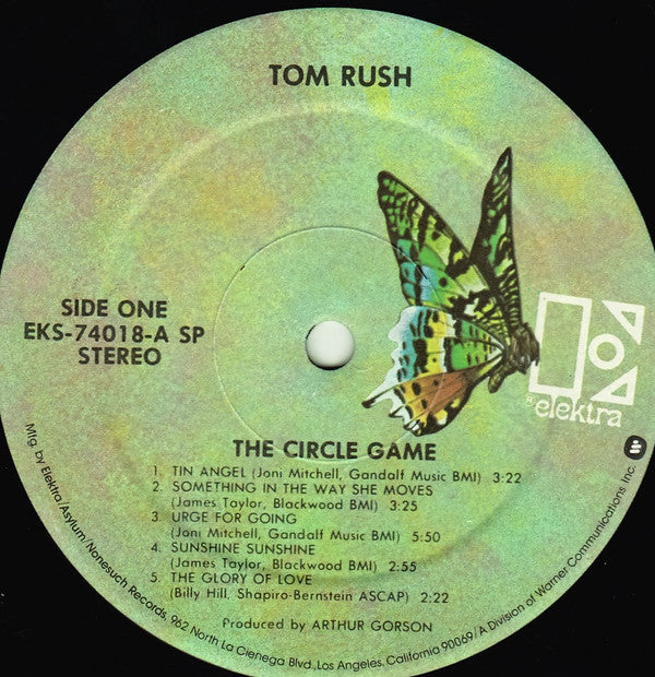 Tom Rush : The Circle Game (LP, Album, RE, But)