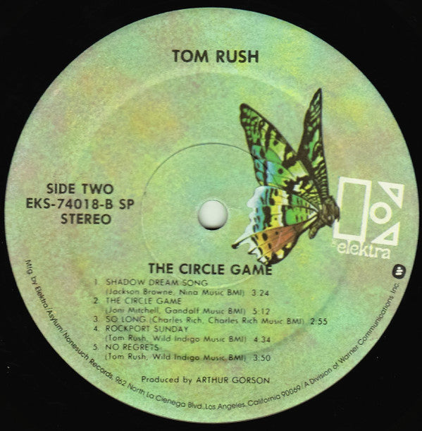 Tom Rush : The Circle Game (LP, Album, RE, But)