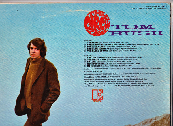 Tom Rush : The Circle Game (LP, Album, RE, But)