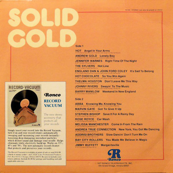 Various : Solid Gold (LP, Comp)