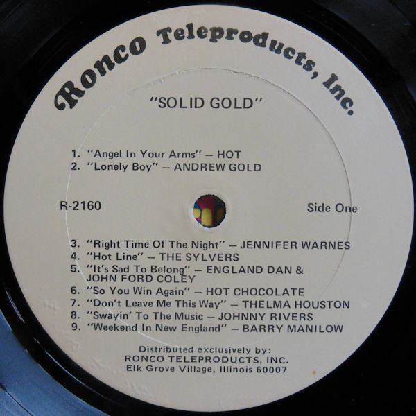 Various : Solid Gold (LP, Comp)