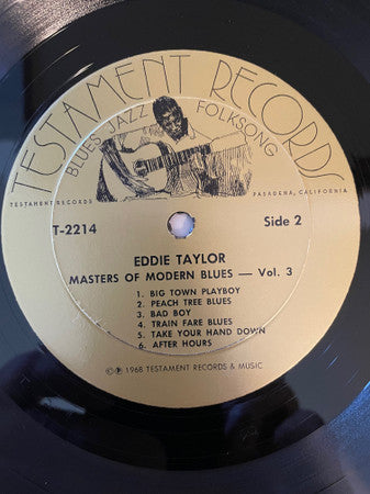 Floyd Jones (2) - Eddie Taylor (2) : Masters Of Modern Blues Volume 3 (LP, RE)