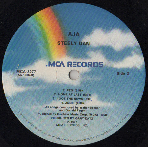 Steely Dan : Aja (LP, Album, RE)