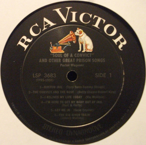 Porter Wagoner : "Soul Of A Convict" And Other Great Prison Songs (LP, Album, Ind)