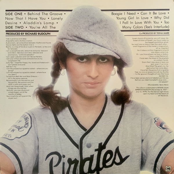 Teena Marie : Lady T (LP, Album)