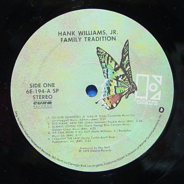 Hank Williams Jr. : Family Tradition (LP, Album, SRC)