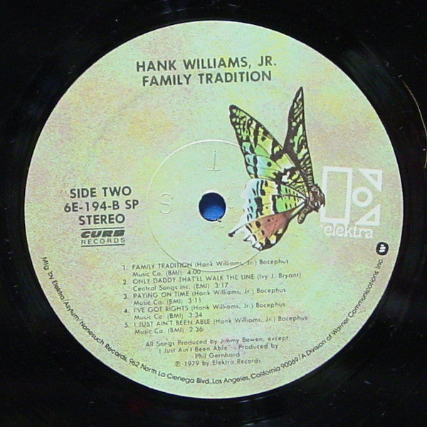Hank Williams Jr. : Family Tradition (LP, Album, SRC)