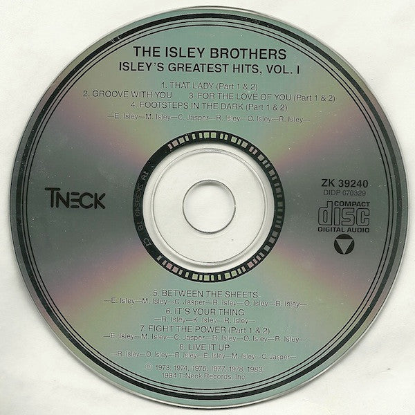 The Isley Brothers : Isley's Greatest Hits, Volume 1 (CD, Comp, RP)