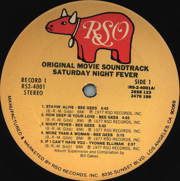 Various : Saturday Night Fever (The Original Movie Sound Track) (2xLP, Album, Comp)