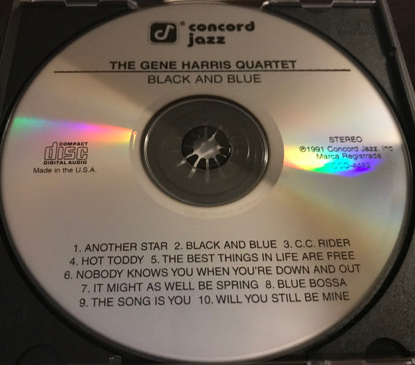 The Gene Harris Quartet : Black And Blue (CD, Album)