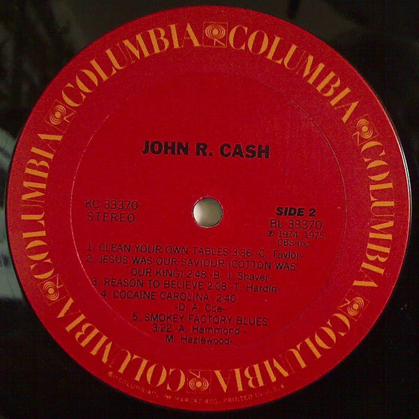 John R. Cash* : John R. Cash (LP, Album)