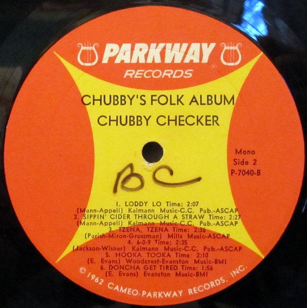Chubby Checker : Chubby's Folk Album (LP, Album, Mono)