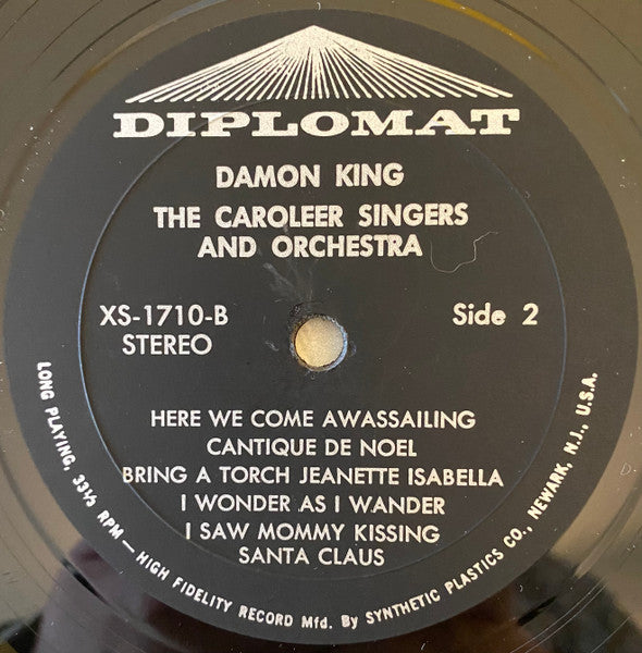 Damon King (2), The Caroleer Singers* And Orchestra* : Santa Claus Is Coming To Town (LP)