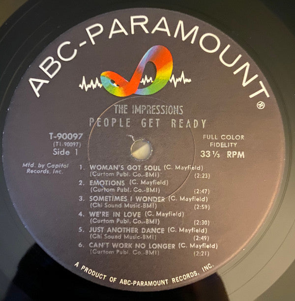 The Impressions : People Get Ready (LP, Album, Mono, Club)