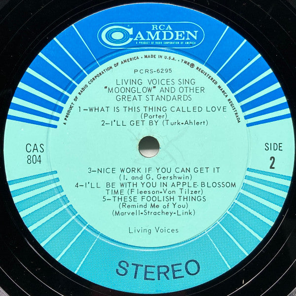 Living Voices : Living Voices Sing Moonglow And Other Great Standards (LP, Album)