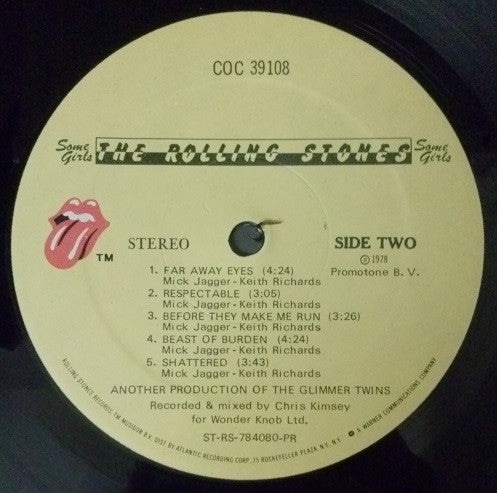 The Rolling Stones : Some Girls (LP, Album, 1st)