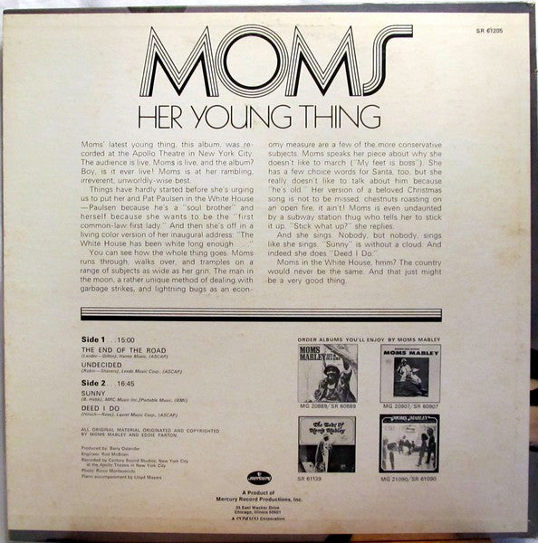 Moms Mabley : Her Young Thing (LP, Album)