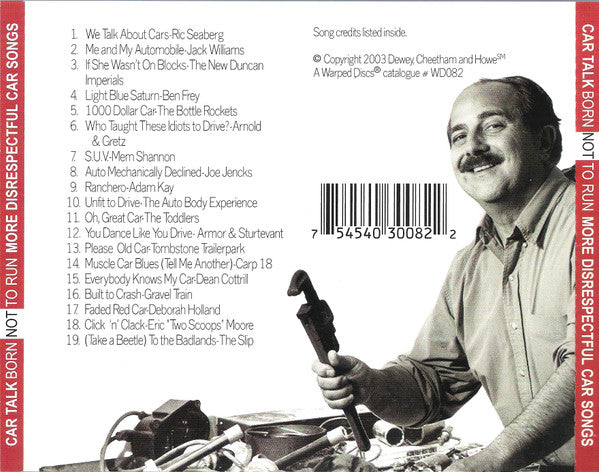 Car Talk : Born Not To Run (More Disrespectful Car Songs) (CD)