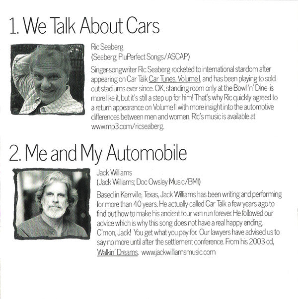 Car Talk : Born Not To Run (More Disrespectful Car Songs) (CD)