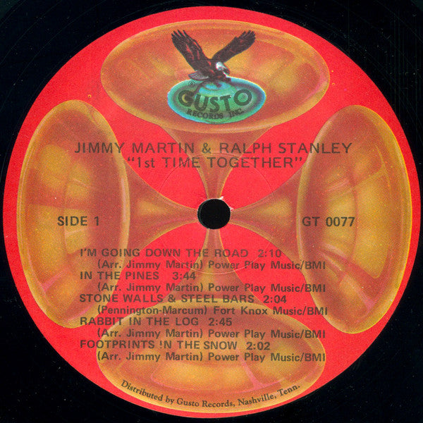 Jimmy Martin And Ralph Stanley : First Time Together (LP, Album)