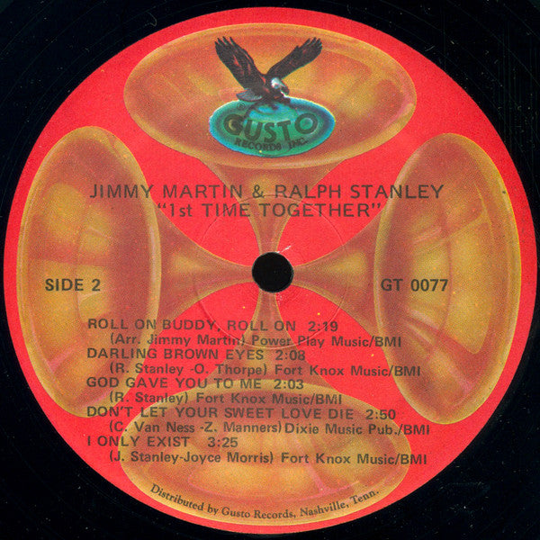 Jimmy Martin And Ralph Stanley : First Time Together (LP, Album)