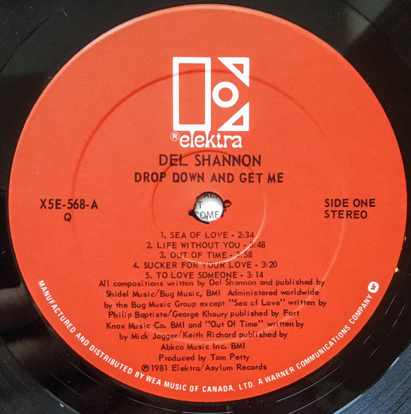 Del Shannon : Drop Down And Get Me (LP, Album, Q -)