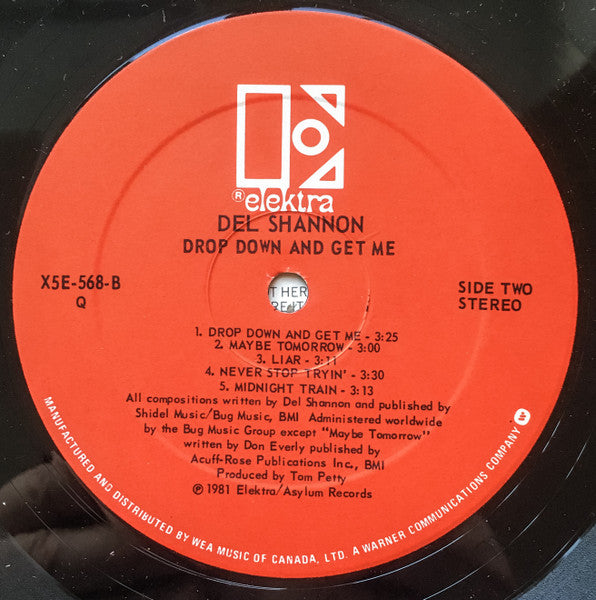 Del Shannon : Drop Down And Get Me (LP, Album, Q -)