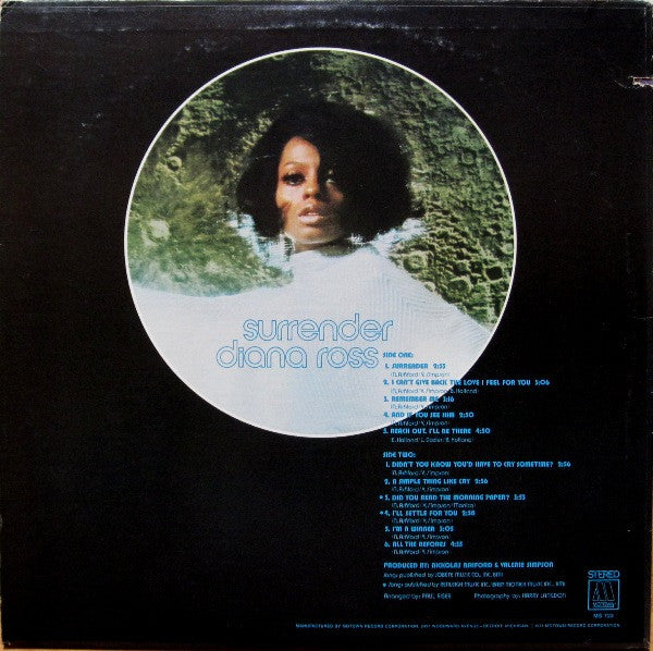 Diana Ross : Surrender (LP, Album, Hol)