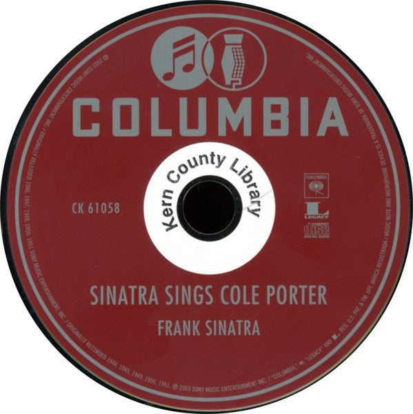 Frank Sinatra : Sinatra Sings Cole Porter (CD, Comp)