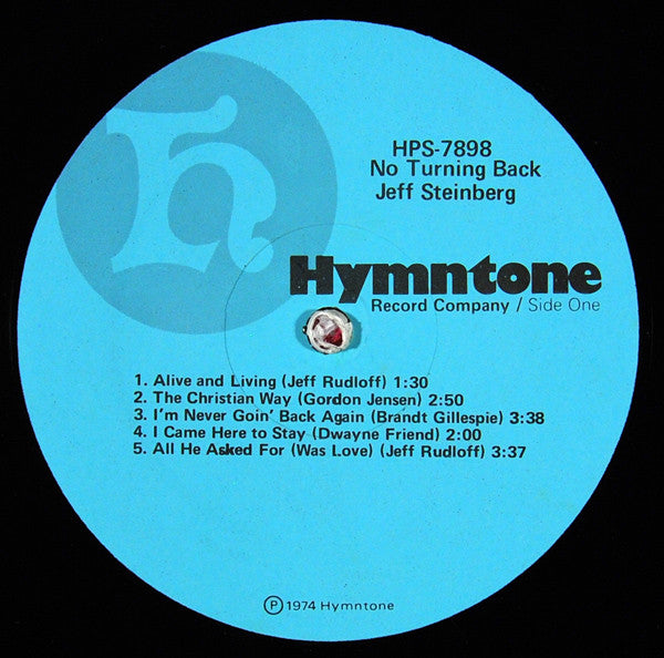 Jeff Steinberg (2) : No Turning Back (LP, Album)