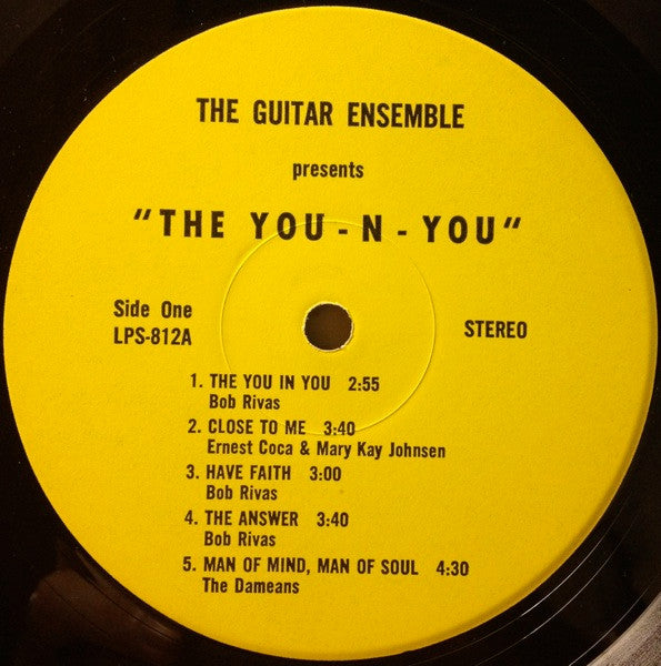 The Guitar Ensemble : The You-N-You (LP, Album)
