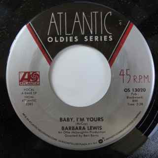 Barbara Lewis : Baby, I'm Yours / Make Me Your Baby (7", Single)